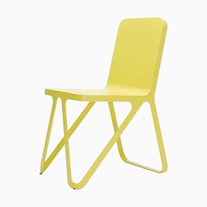 Sun Yellow Loop Chair by Sebastian Scherer