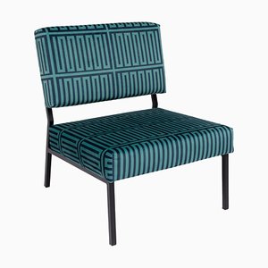 Elios Green and Blue O2 Armchair by Babel Brune