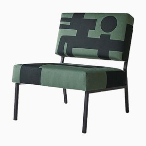 Barbican Green O2 Armchair by Babel Brune