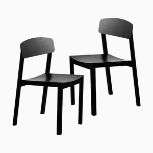 Chaises de Salle à Manger Halikko Noires par Made by Choice, Set de 2