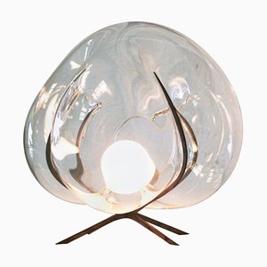 Exhale Kristallglas Stehlampe von Catie Newell