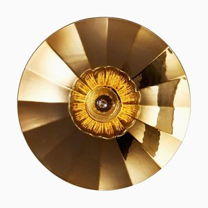 Goldene Fractale Wandlampe von Radar