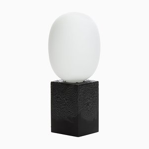 Lampe de Bureau Magma One High Blanc Acetato Noir par Pulpo