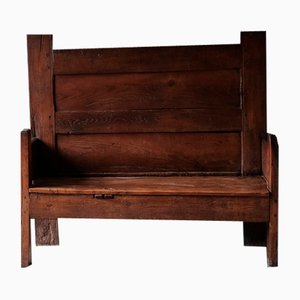 Antique Wabi Sabi Wooden Bench, 1800s