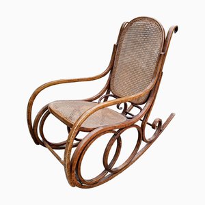 Curved Wooden Rocking Chair