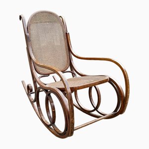 Curved Wooden Rocking Chair
