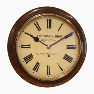 Late 19th Century Walnut Dial Clock