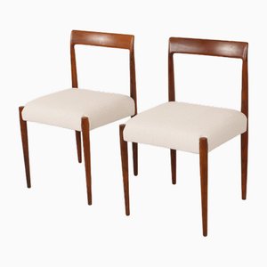 Rosewood Dining Chairs from Lübke, Set of 2