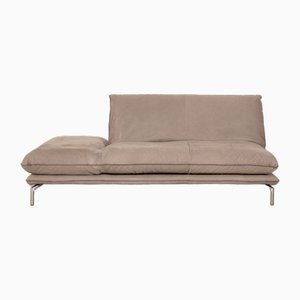 Caesar 2-Seater Sofa in Gray Leather from Bullfrog