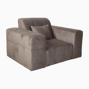 Bloom Lounge Chair in Grey Velvet from IconX Studios