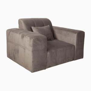 Fauteuil Bloom en Velours Gris de IconX Studios