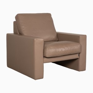 CL 100 Armchair in Taupe Leather from Erpo