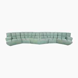 Cloud 7 Corner Sofa in Turquoise Fabric from Bretz