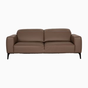 Zürich 2-Seater Sofa in Brown Leather from BoConcept