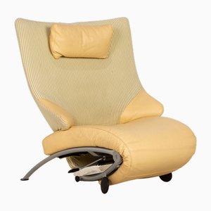 Solo 699 Lounge Chair in Cream Leather from WK Wohnen