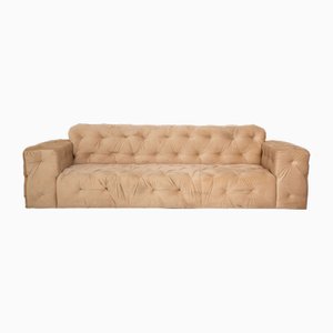 Venus 3-Seater Sofa in Beige Velvet from IconX Studios