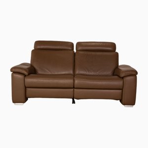 Maestra 2-Sitzer Sofa aus Braunem Leder von Mondo