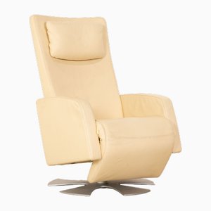 Fauteuil LSE 5800 en Cuir Crème de Rolf Benz