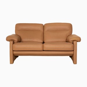 Ds 70 Leather Two-Seater Beige Sofa from de Sede