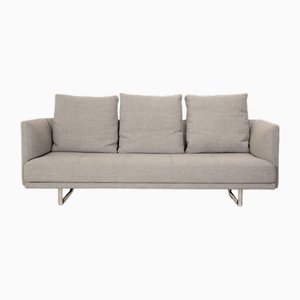 Divano a tre posti Prime Time in tessuto grigio di Walter Knoll / Wilhelm Knoll