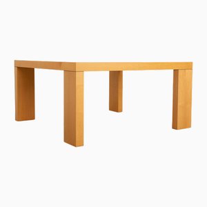 Mesa de comedor de madera de arce marrón de Hülsta