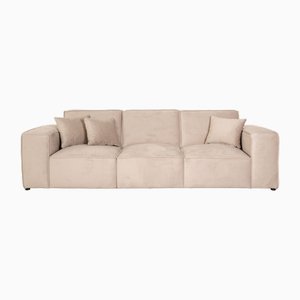 Beluga 4-Seater Sofa in Beige Velvet from IconX Studios