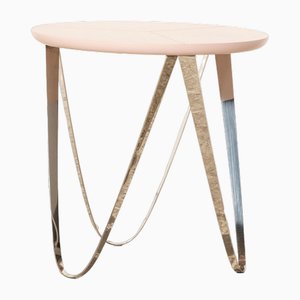 Chronos Wooden Coffee Table in Pink from Joval