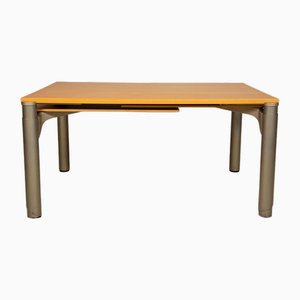 Mesa de comedor H 801 / E de madera marrón de Ronald Schmitt