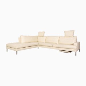 Clarus Leather Corner Sofa from FSM