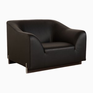 Leather Armchair Black from Ligne Roset