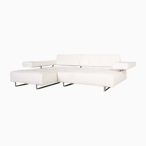 Leather Corner White Sofa from Who's Perfect