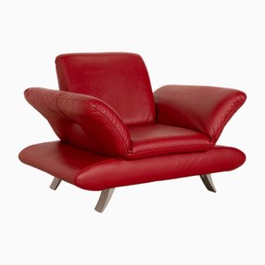 Leather Armchair in Red from Koinor Rossini
