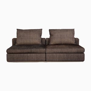 Groundpiece 2-Seater Sofa in Gray Fabric from Flexform