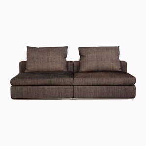 Groundpiece Graues Zwei-Sitzer Sofa von Flexform