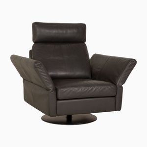 Conseta Leather Armchair in Gray from Cor