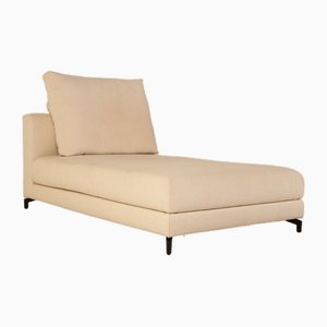 Nuvola Fabric Lounger Beige Cream Chaise Lounge from Rolf Benz