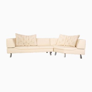 DS 104 Corner Sofa in Cream Leather from de Sede