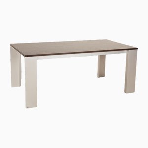 Mesa de comedor extensible 8910 de madera de roble marrón de Rolf Benz