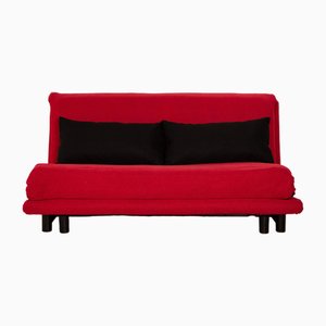 Multy Fabric Three-Seater Red Sofa from Ligne Roset