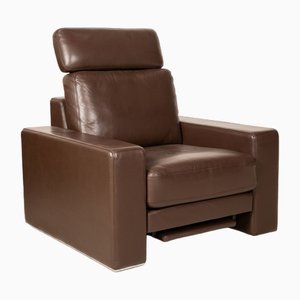 Ego Leather Armchair in Brown from Rolf Benz