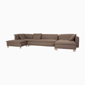 Isla Corner Sofa with Recamiere in Gray Fabric from Signet