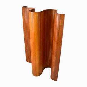 Biombo plegable de madera de pino de Alvar Aalto, años 50