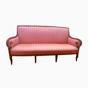 Antikes Französisches Sofa aus Nussholz, 1830