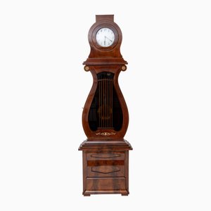 Empire Mahogany Grandfather Clock, Early 19th Century