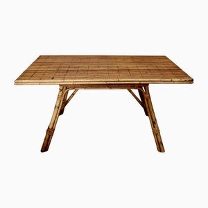 French Riveria Ratten Dining Table