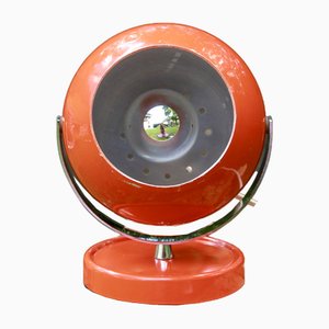 Orange Space Age Tischlampe, Italien, 1960er