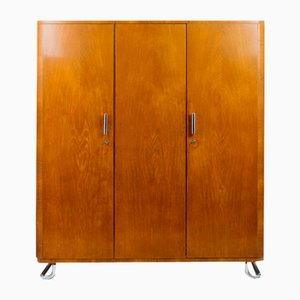 Armoire Bauhaus en Acier Chromé et Tubulaire par Hynek Gottwald, 1930s