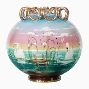 Vase Art Déco Vintage en Céramique, Italie, 1940s