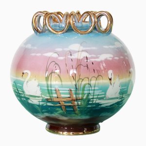 Vintage Art Deco Ceramic Vase, Italy, 1940s