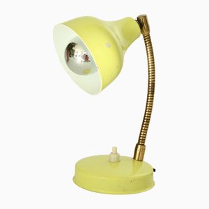 Lampe de Bureau Jaune Mid-Century, Italie, 1950s